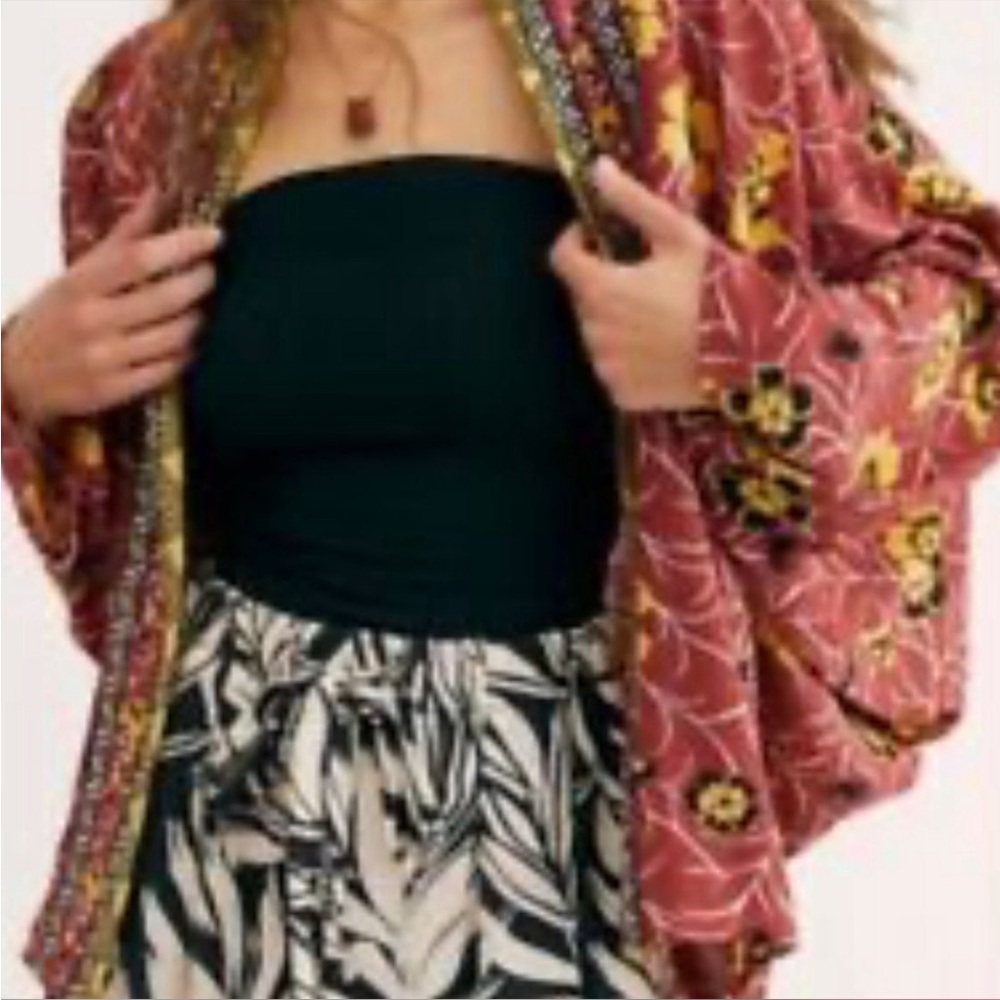 Free People Flora Kona Print Kimono